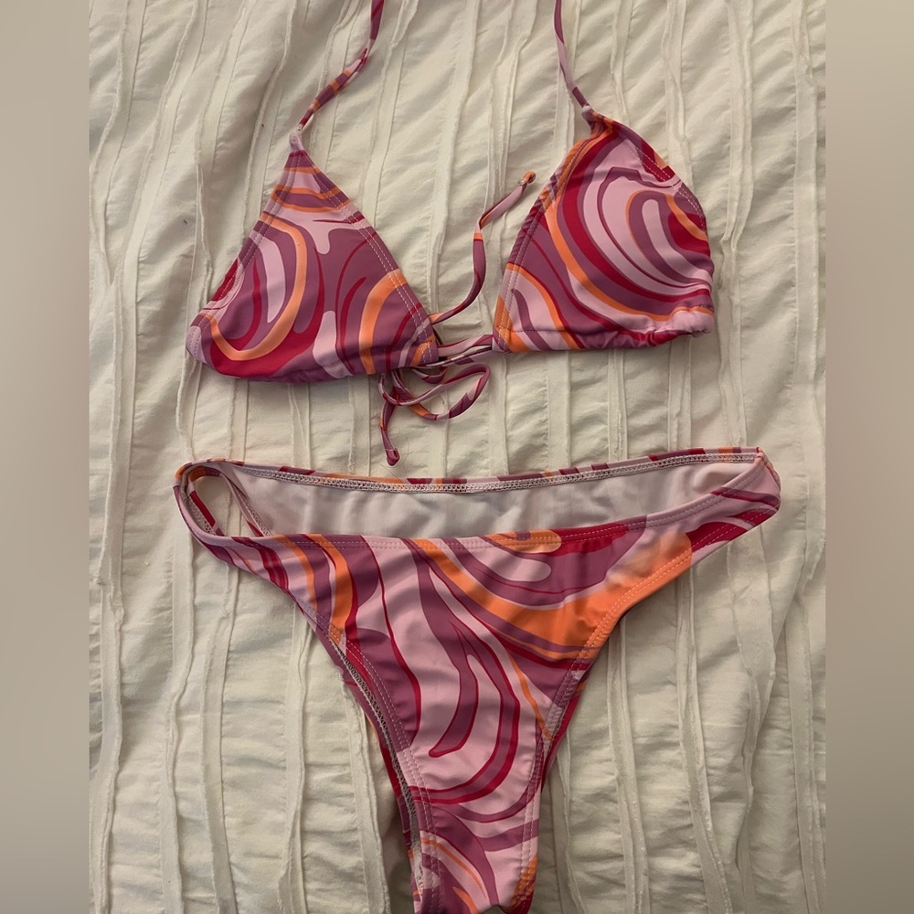 Shein Bikini Set with Sarong💖 - Picture 2 of 6